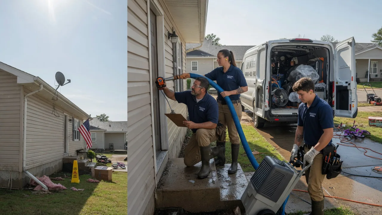 Ceiling Water Damage Restoration in Linton, ND near me